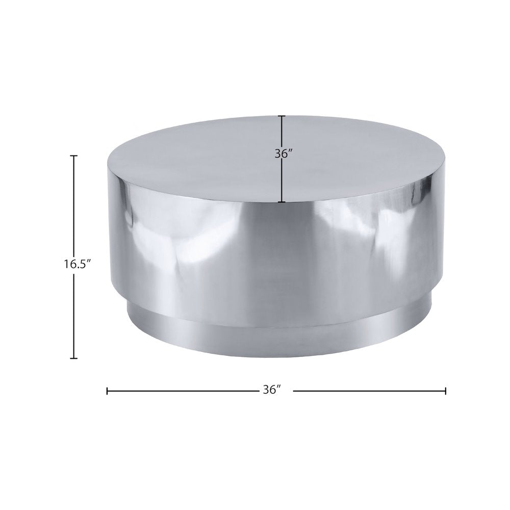 Jazzy Silver Coffee Table