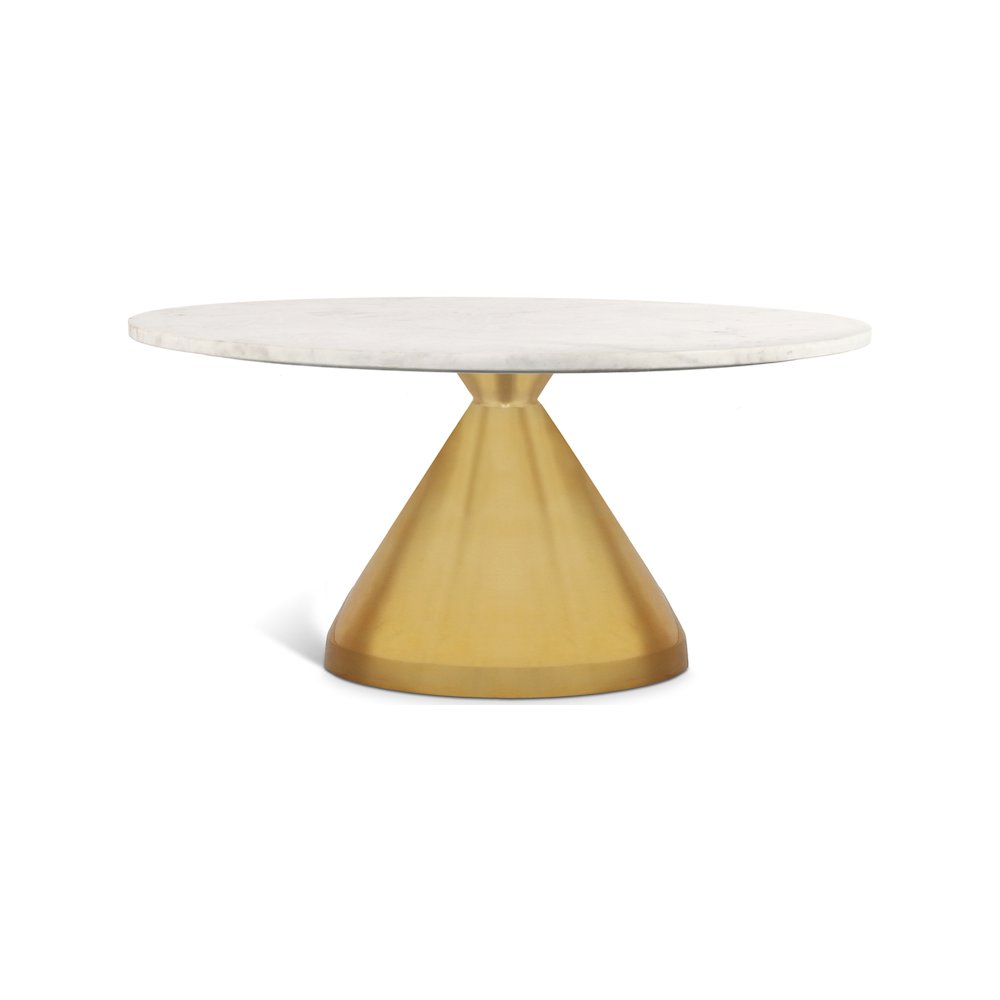 Emery White Marble Coffee Table