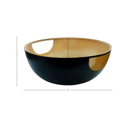 Doma Black / Gold Coffee Table