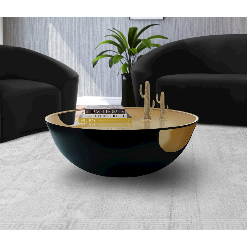 Doma Black / Gold Coffee Table