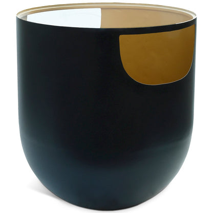 Doma Black / Gold End Table