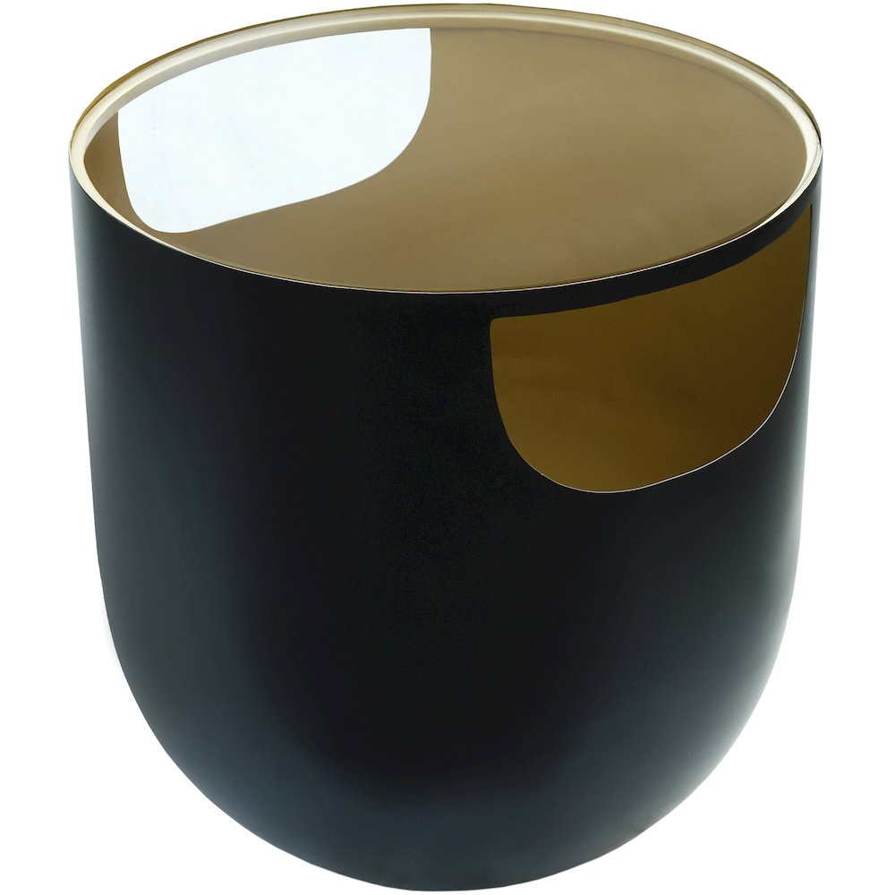 Doma Black / Gold End Table