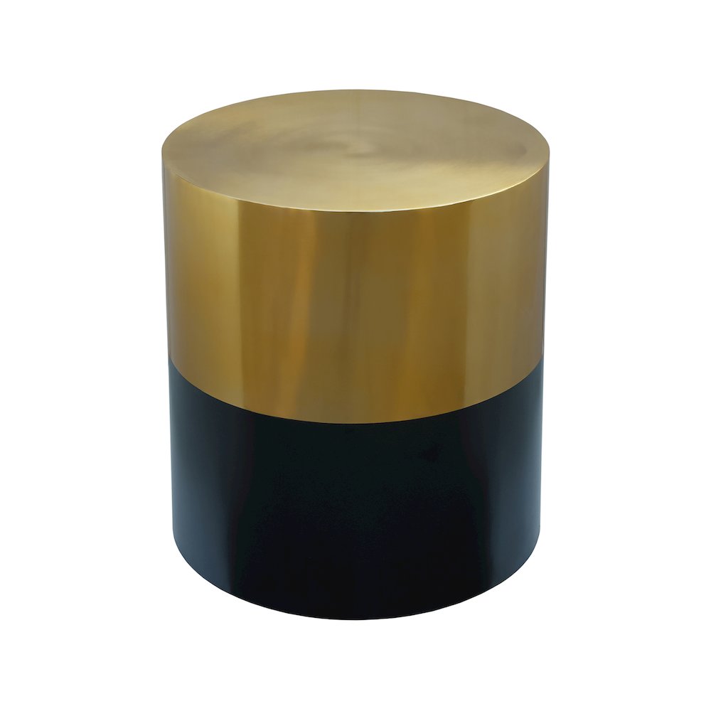 Sun Black / Gold End Table