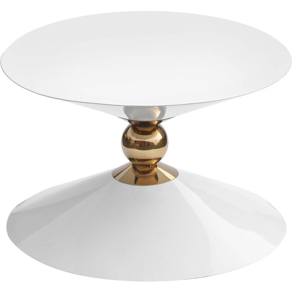 Malia White / Gold Coffee Table