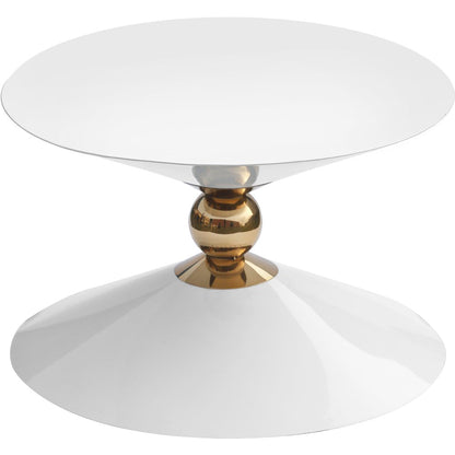 Malia White / Gold Coffee Table