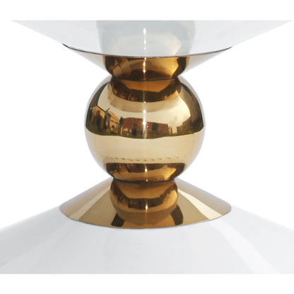 Malia White / Gold Coffee Table
