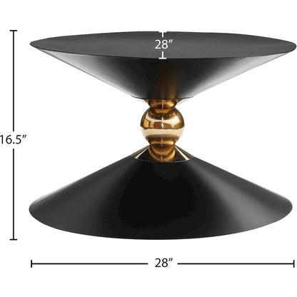 Malia Black / Gold Coffee Table