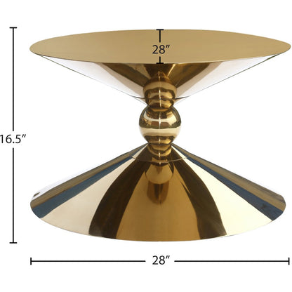 Malia Gold Stainless Steel Coffee Table