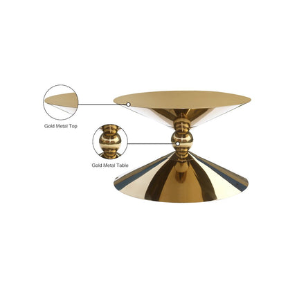 Malia Gold Stainless Steel Coffee Table