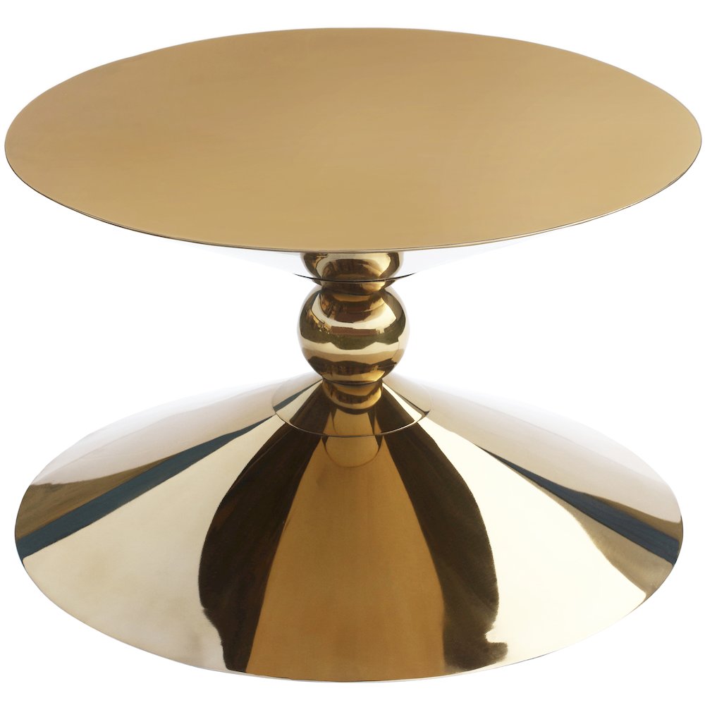 Malia Gold Stainless Steel Coffee Table