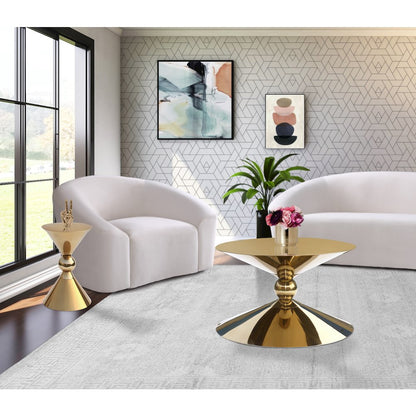 Malia Gold Stainless Steel Coffee Table