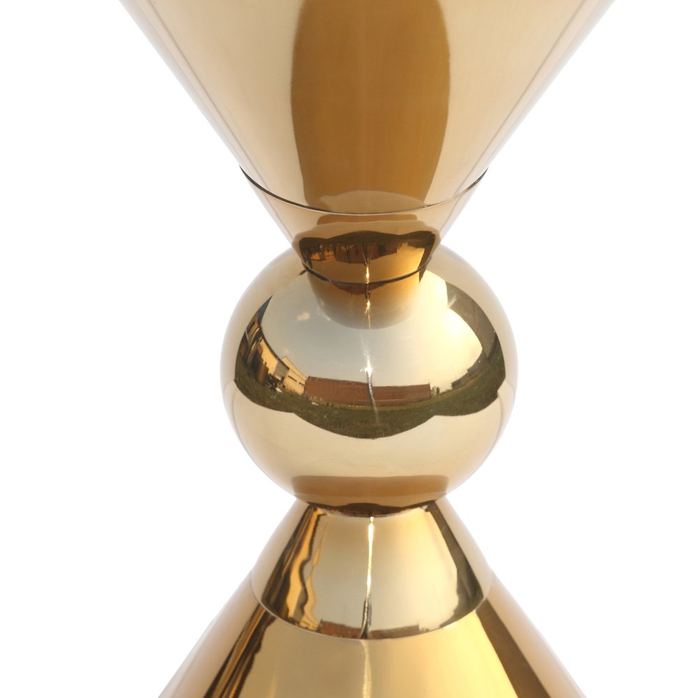 Malia Gold Stainless Steel End Table