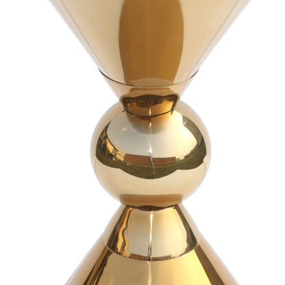 Malia Gold Stainless Steel End Table