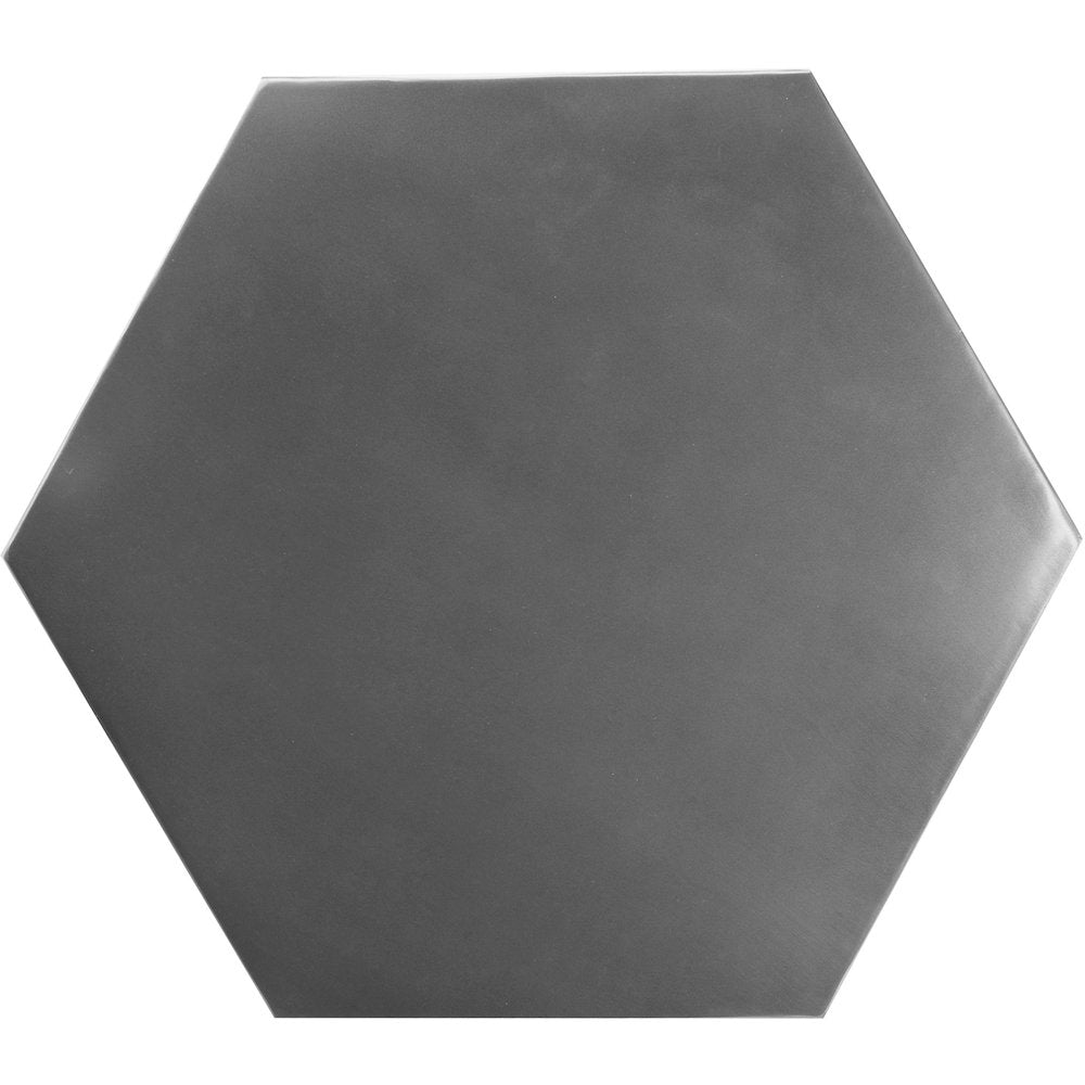 Hexagon Brushed Chrome Coffee Table
