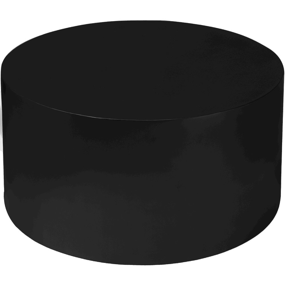 Cylinder Matte Black Coffee Table