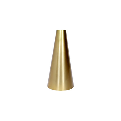 Glassimo Brushed Gold End Table