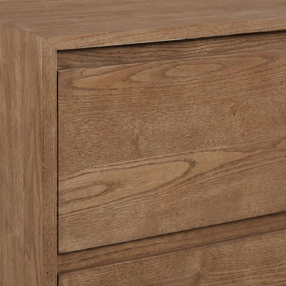 Walnut Nightstand with Art Deco Style and Elegant Finish