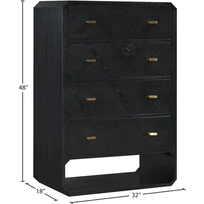 Parker Black Ash Veneer Chest