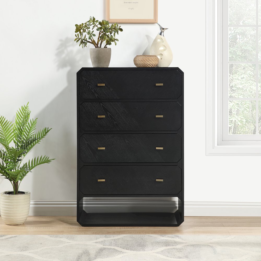 Parker Black Ash Veneer Chest