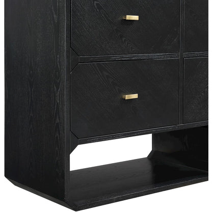Parker Black Ash Veneer Chest