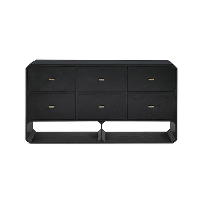 Parker Black Ash Veneer Dresser