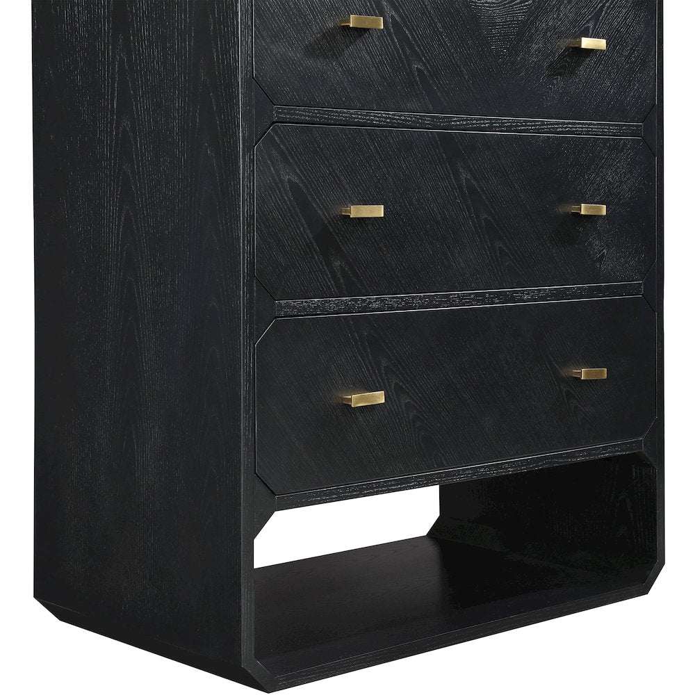 Parker Black Ash Veneer Dresser
