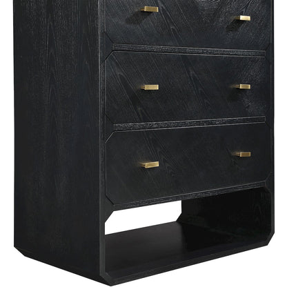 Parker Black Ash Veneer Dresser