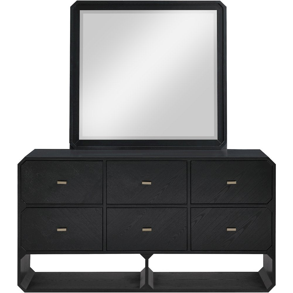 Parker Black Ash Veneer Dresser