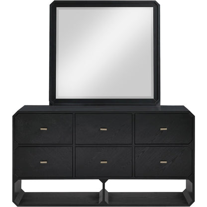 Parker Black Ash Veneer Dresser