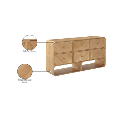 Parker Natural Ash Veneer Dresser