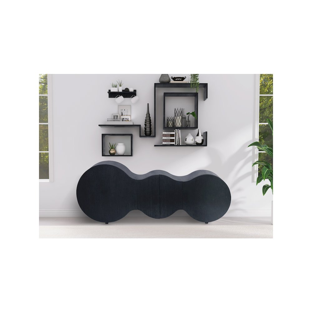 Sono Black Sideboard/Buffet