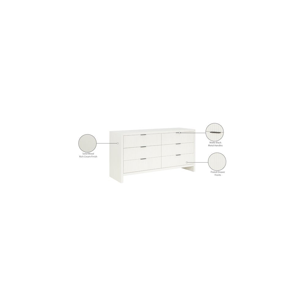 Fairfax Cream Dresser