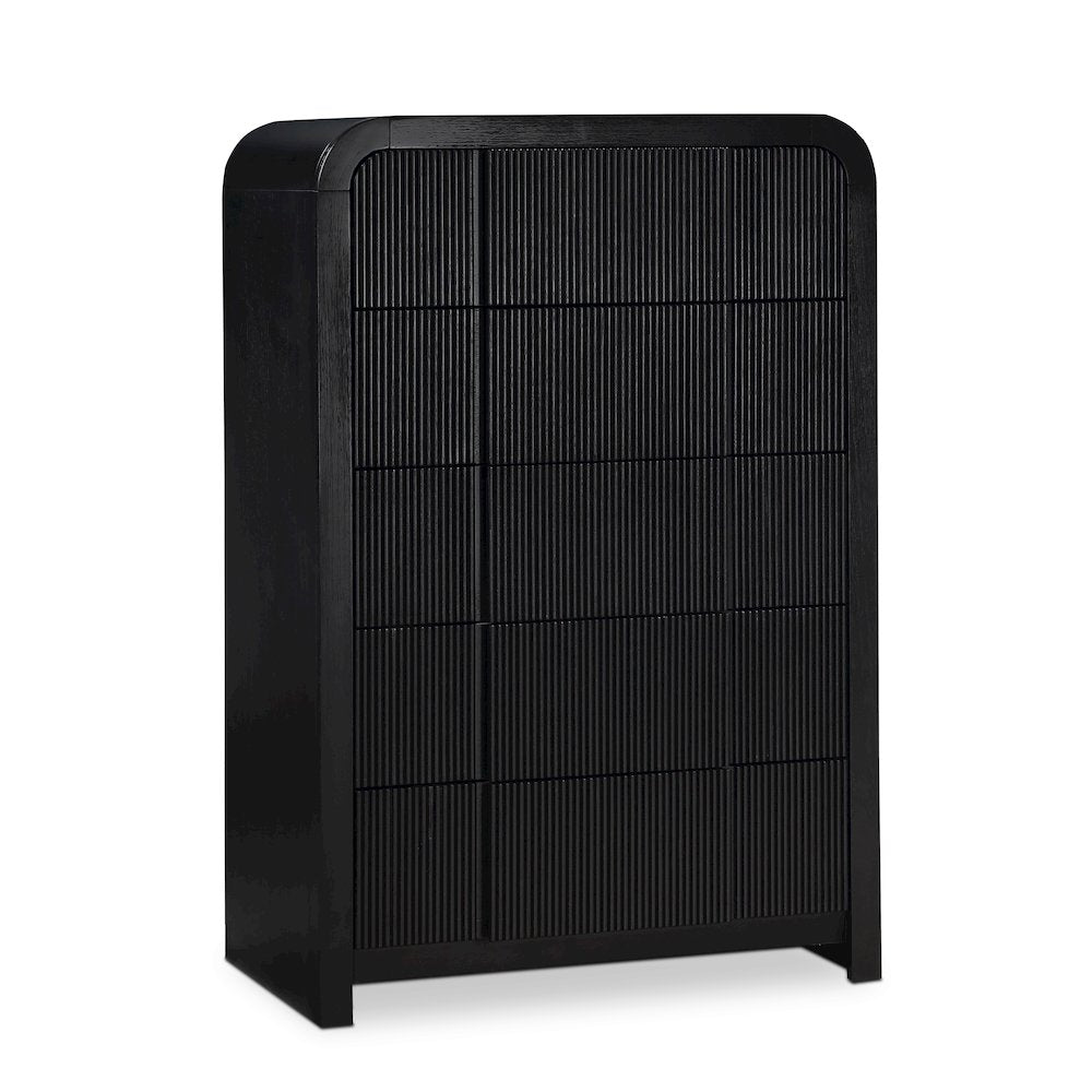 Fluted Black Chest