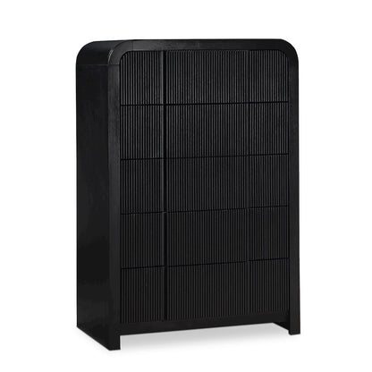 Fluted Black Chest