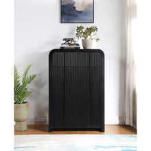 Fluted Black Chest