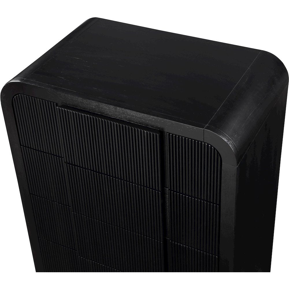 Fluted Black Chest