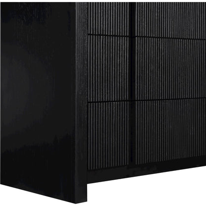 Fluted Black Chest
