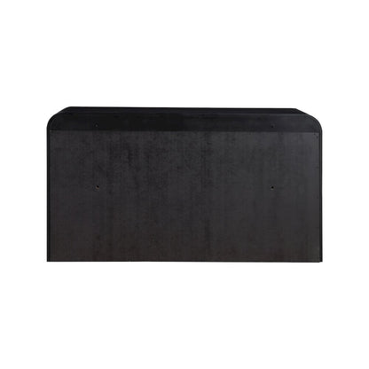 Fluted Black Dresser