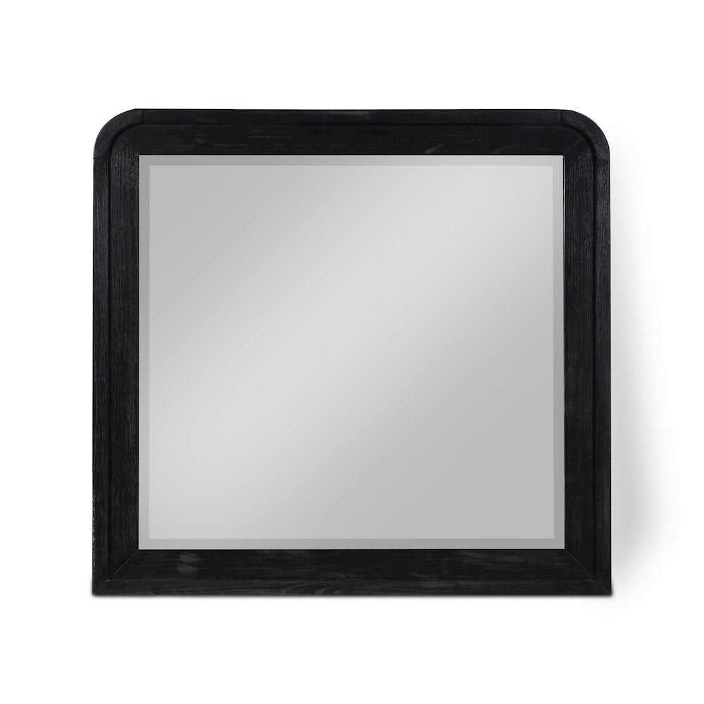 Fluted Black Mirror