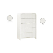 Fluted Cream Chest
