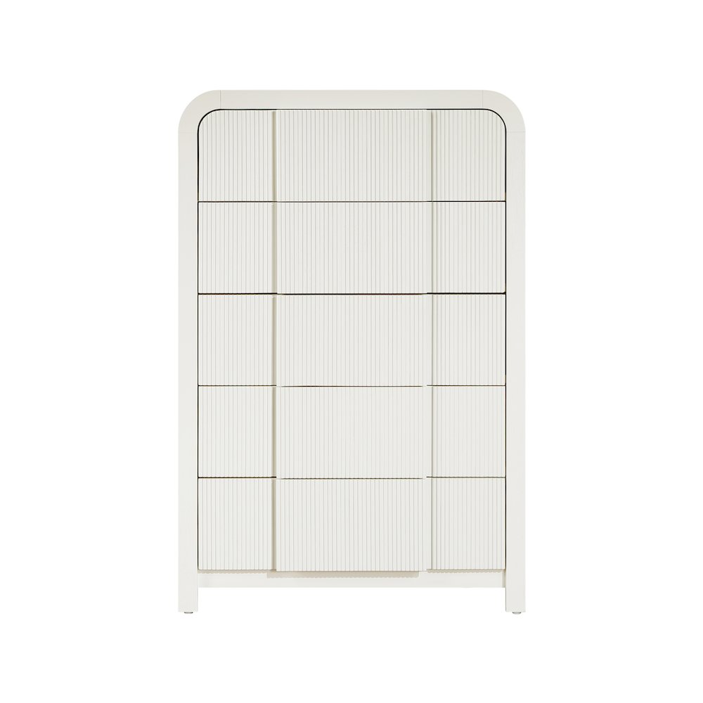 Fluted Cream Chest