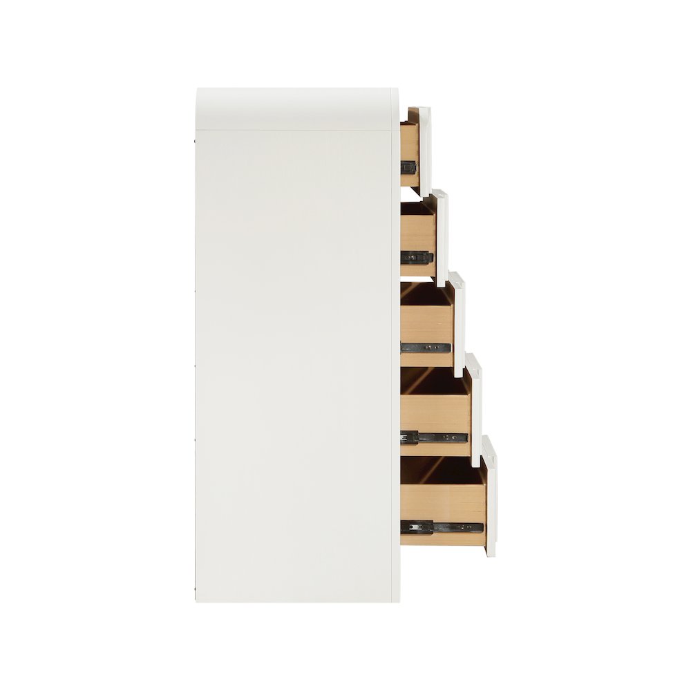 Fluted Cream Chest