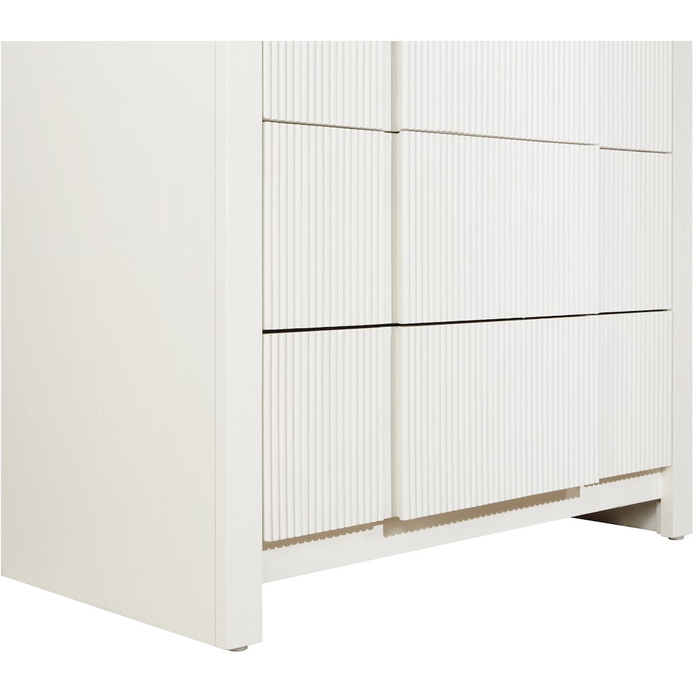 Fluted Cream Chest