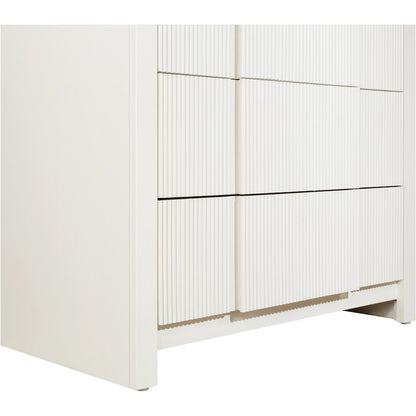 Fluted Cream Chest