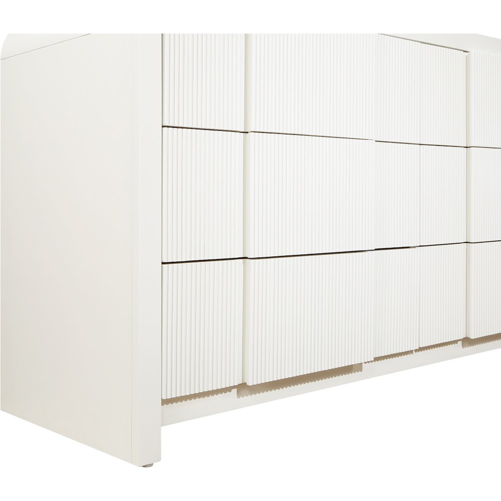 Fluted Cream Dresser