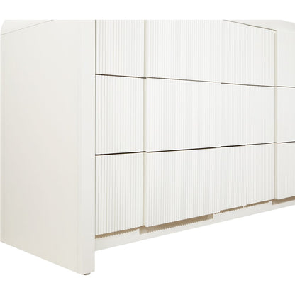 Fluted Cream Dresser