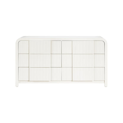 Fluted Cream Dresser