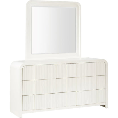 Fluted Cream Dresser