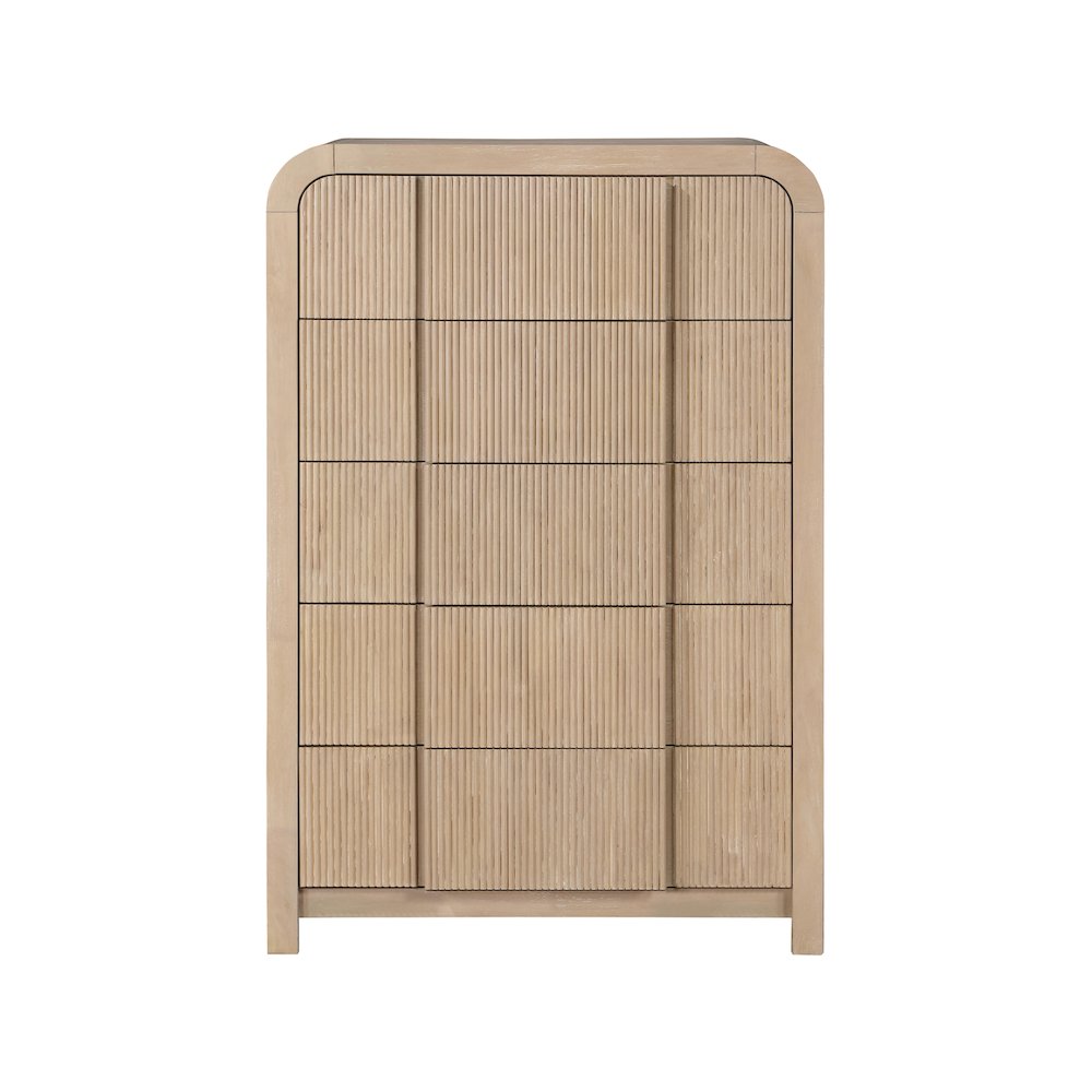 Fluted Natural Chest