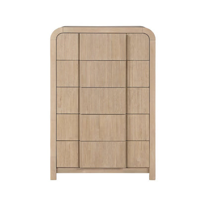 Fluted Natural Chest